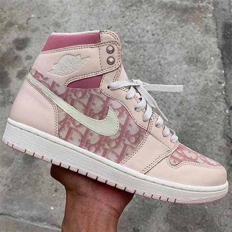 jordan 1 dior pink|Dior jordan 1 high for sale.